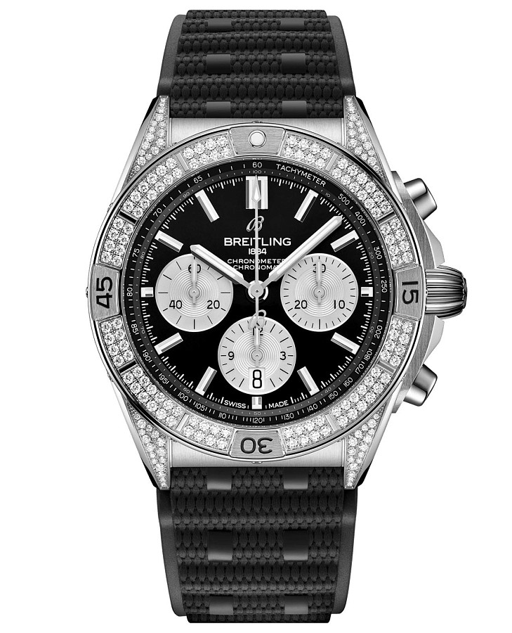 Часы Breitling Chronomat B01 42 AB0134721B1S2 — мужские, черный
