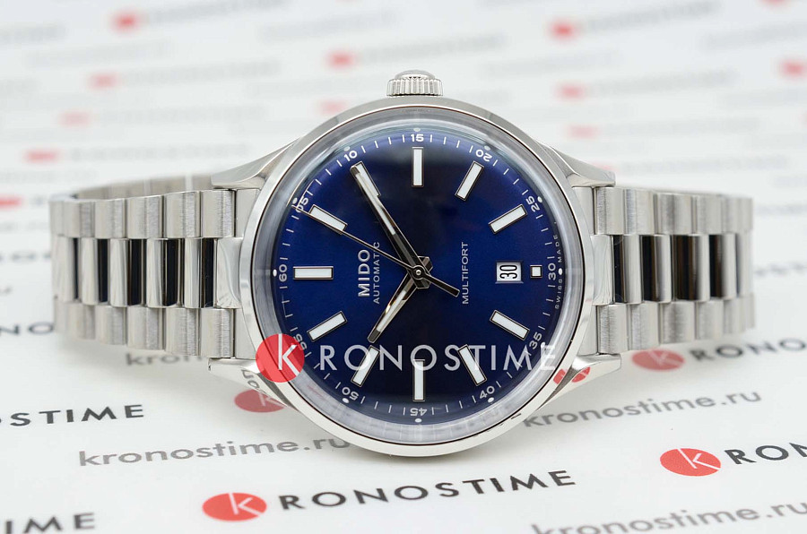 Часы Mido Multifort Patrimony Powerwind M040.407.11.041.00 — механические, сталь металл