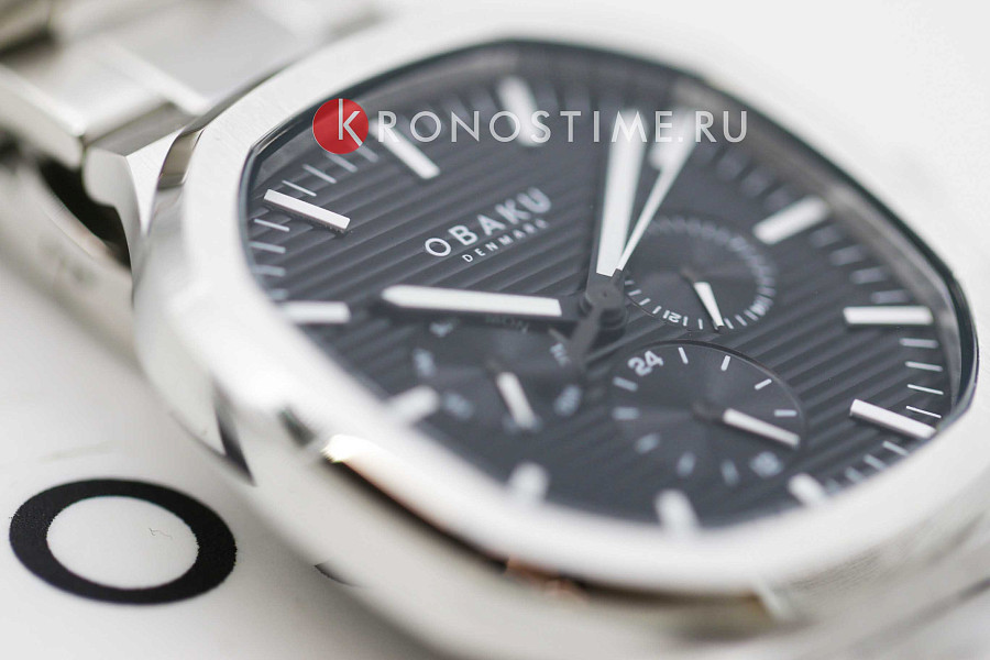 Часы Obaku Oktant V275GMCBSC — нержавеющая сталь, мужские