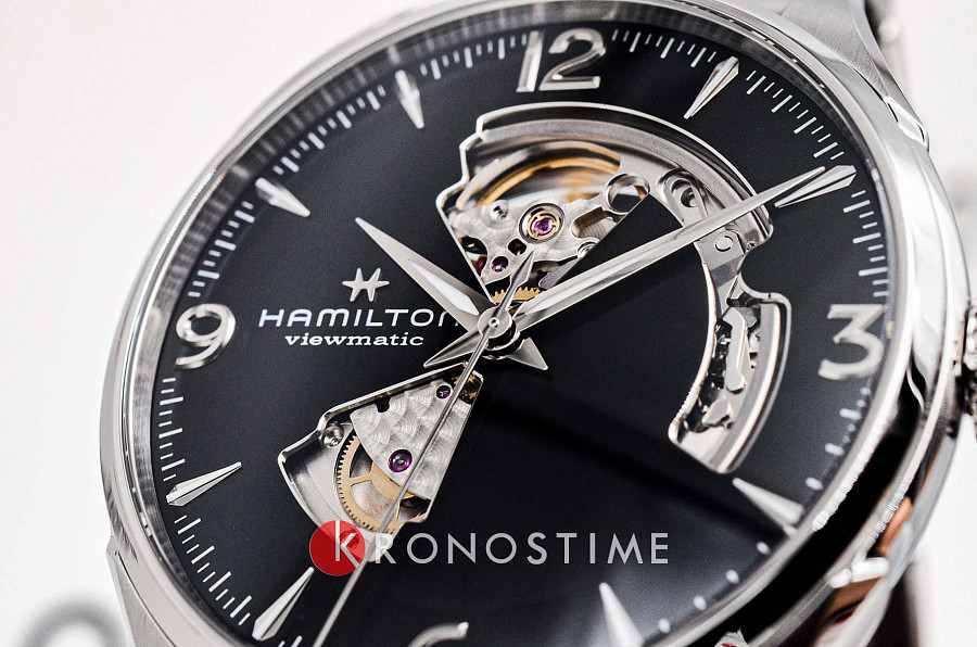 Часы Hamilton Jazzmaster Open Heart Auto H32705131 — женские, нержавеющая сталь