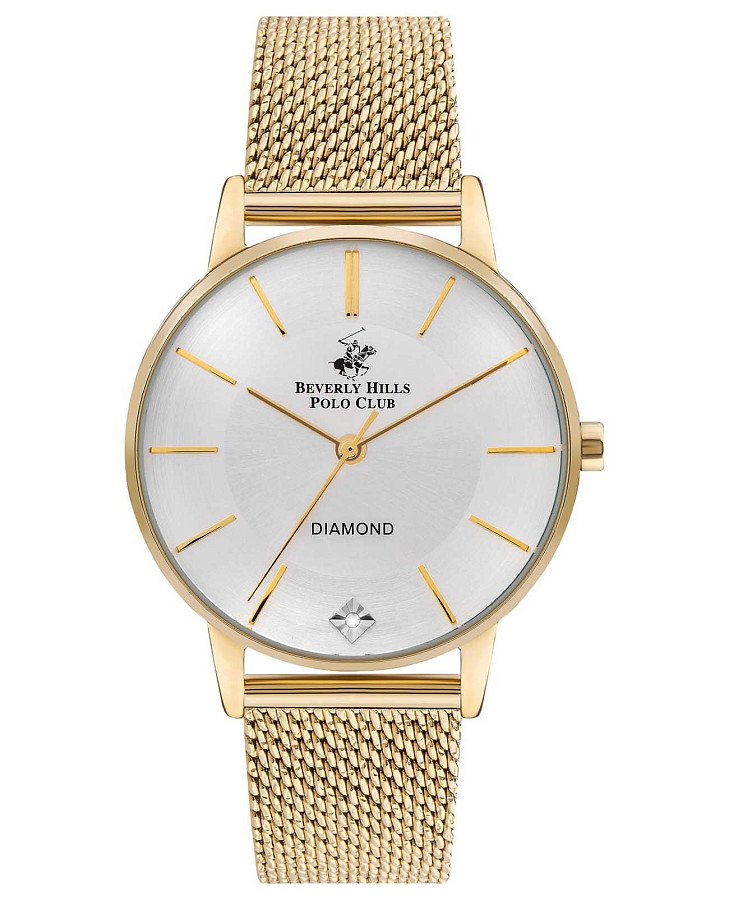 Часы Beverly Hills Polo Club BP3394C.130 — женские, серебристый