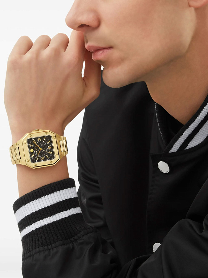 Часы Philipp Plein Plein Edge PWYGA0426 — нержавеющая сталь с pvd-покрытием, мужские