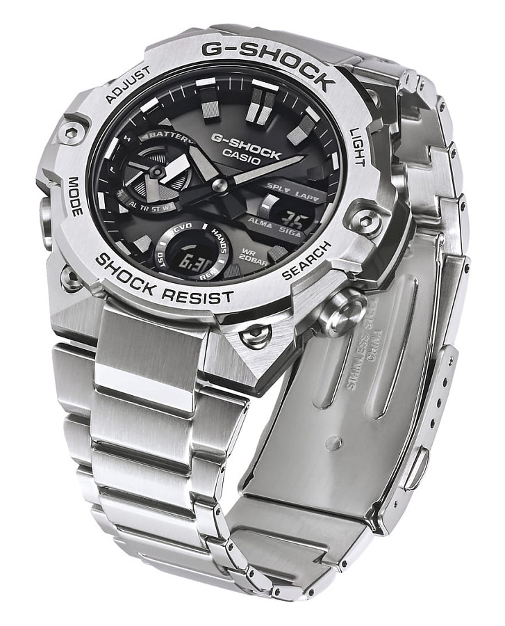 Часы Casio G-Shock GST-B400D-1ADR (GST-B400D-1A) — нержавеющая сталь, мужские