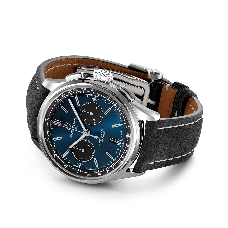 Часы Breitling Premier B01 Chronograph 42 AB0118221C1X3 — сталь металл, Швейцария