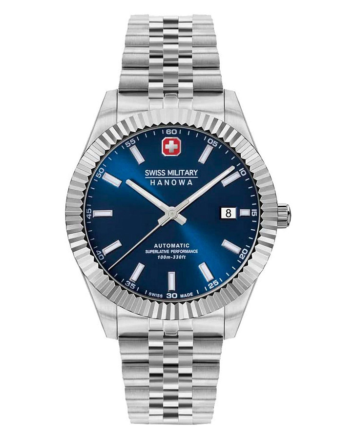 Часы Swiss Military Hanowa Diligenter SMWGL0002102 — мужские, синий