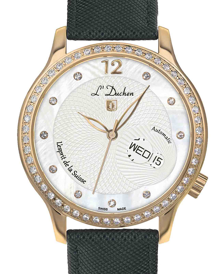 Часы L'Duchen Coquille D 713.41.33 M — механические, металл сталь
