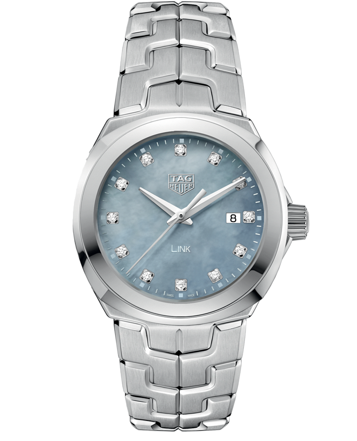 Часы TAG Heuer Link WBC1313.BA0600 — женские, голубой