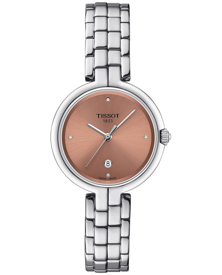 Часы Tissot Flamingo T094.210.11.336.00 — женские, розовый