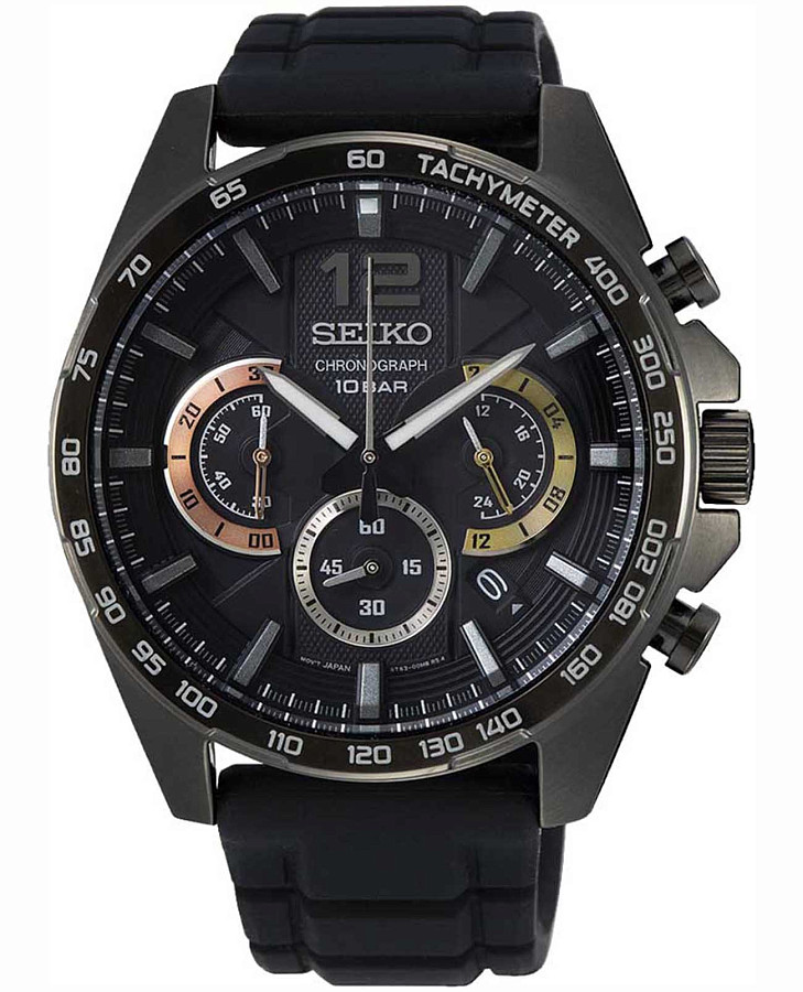 Часы Seiko Discover More SSB349P1 — мужские, черный