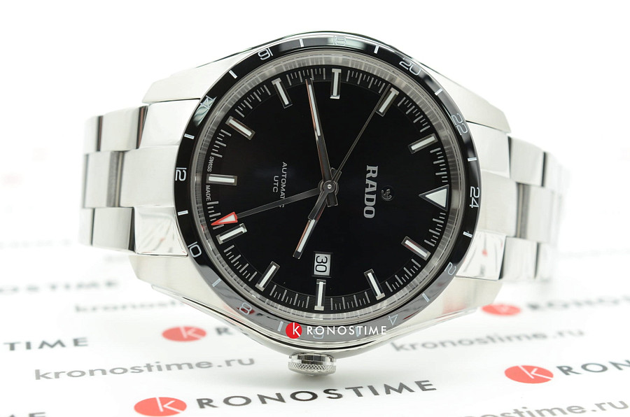 Часы Rado Hyperchrome Automatic UTC R32050153 — мужские, нержавеющая сталь