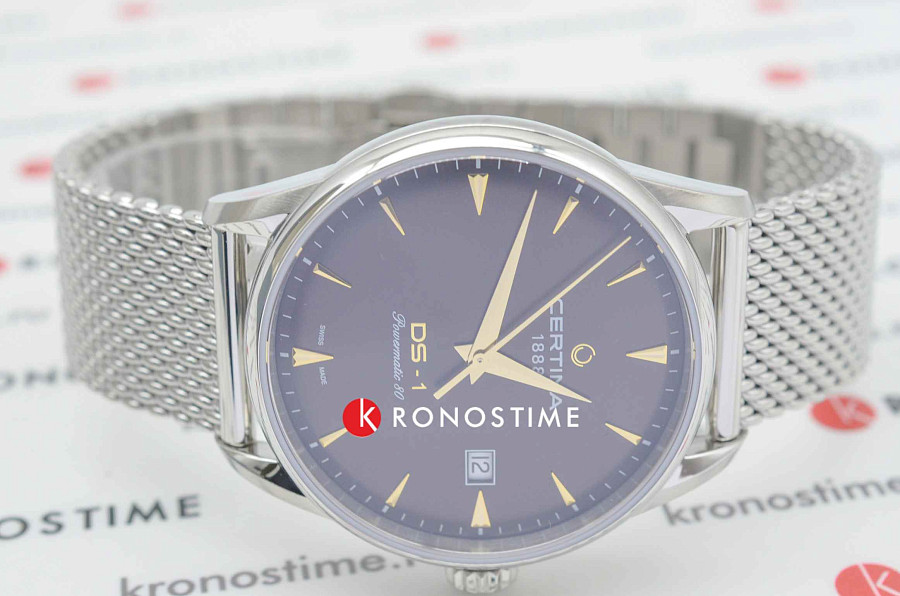 Часы Certina DS-1 Powermatic 80 C029.807.11.291.02 — коричневый, металл сталь