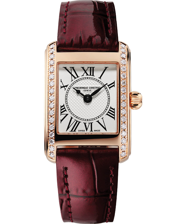 Часы Frederique Constant Classics Carre Ladies FC-200MCD14 — женские, белый