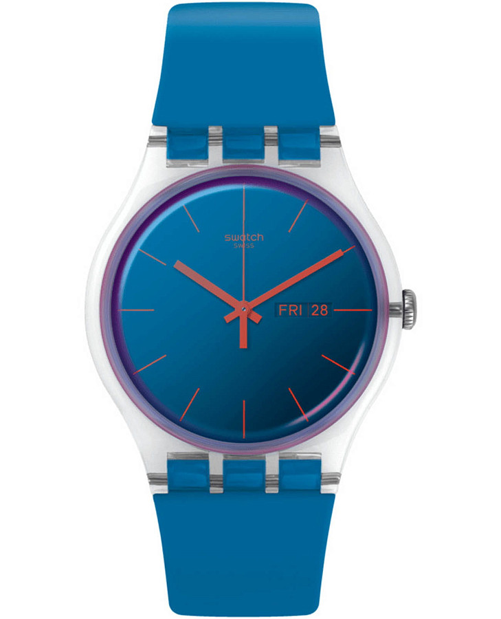 Часы Swatch New Gent SUOK711 — женские, синий
