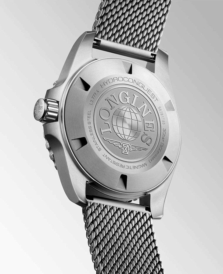 Часы Longines HydroConquest L3.779.4.99.6 — металл сталь, Швейцария