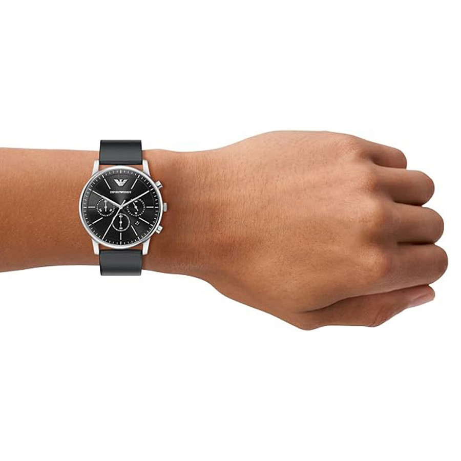 Часы Emporio Armani Minimalist AR11774 — кожаный, мужские