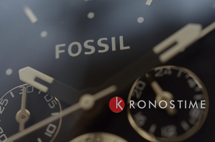 Часы Fossil Carlie FS4656 — кварцевые, металл сталь