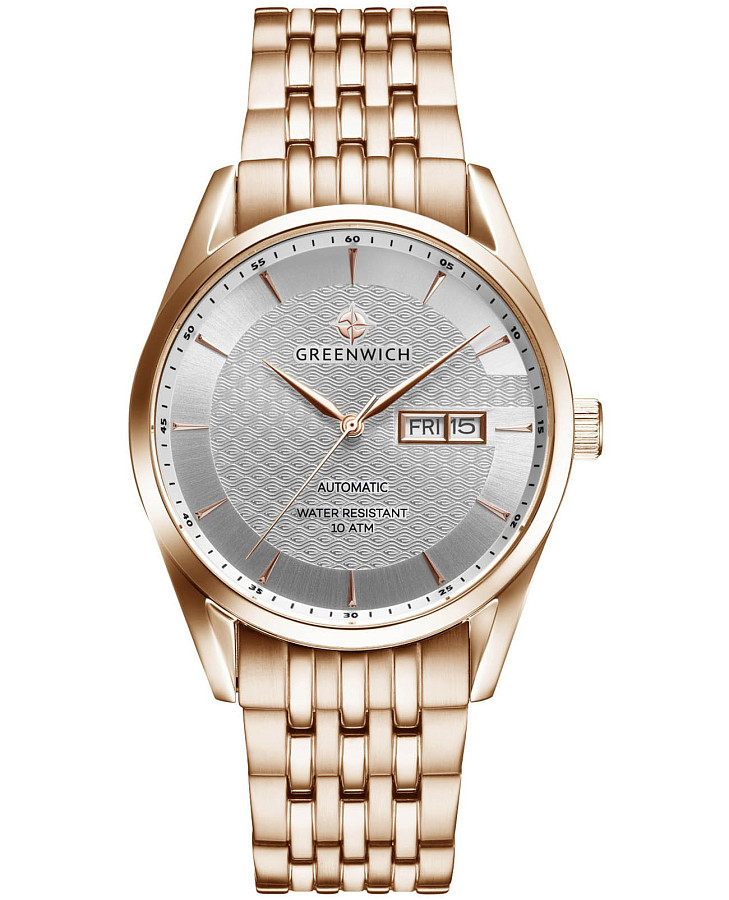 Часы Greenwich Good Luck Classic GW 074.40.33 — мужские, серебристый