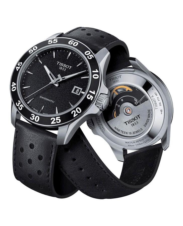 Часы Tissot V8 Swissmatic T106.407.16.051.00 — сталь металл, Швейцария
