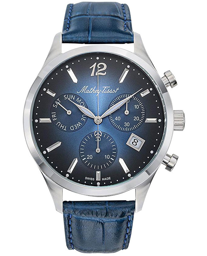 Часы Mathey-Tissot Urban H411CHALBU — мужские, синий