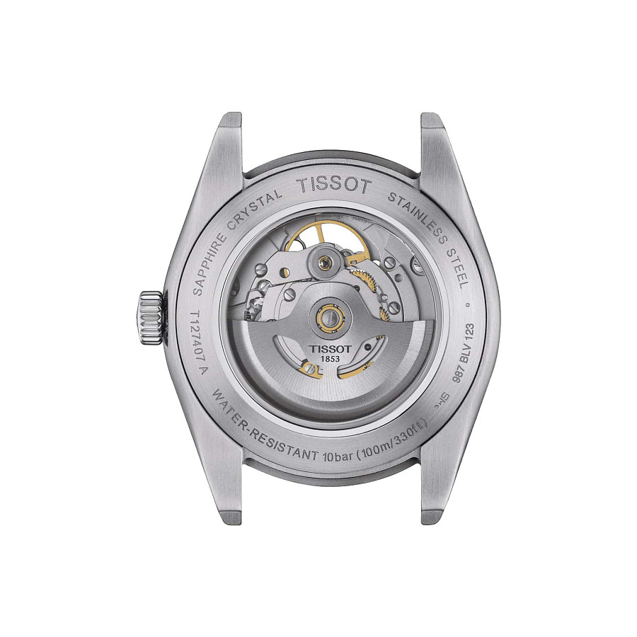 Часы Tissot Gentleman Powermatic 80 Open Heart T127.407.11.041.01 — сталь металл, Швейцария