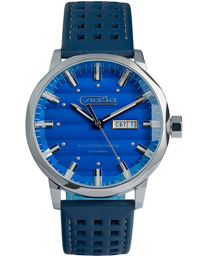 Часы Слава Эра 3020694/300-8205 — мужские, синий