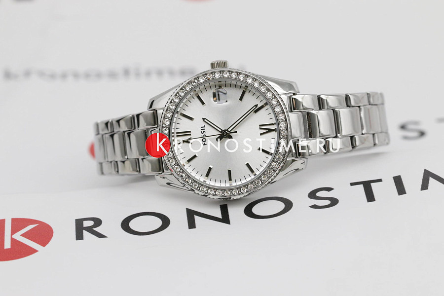 Часы Fossil Carlie ES4317 — кварцевые, металл