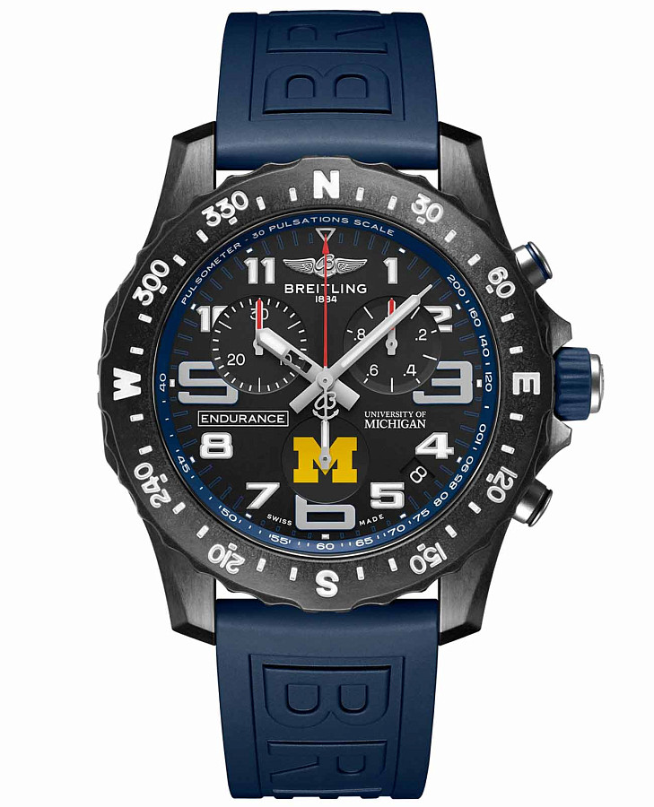 Часы Breitling Endurance Pro University Of Michigan™ X823101C1B1S1 — мужские, черный