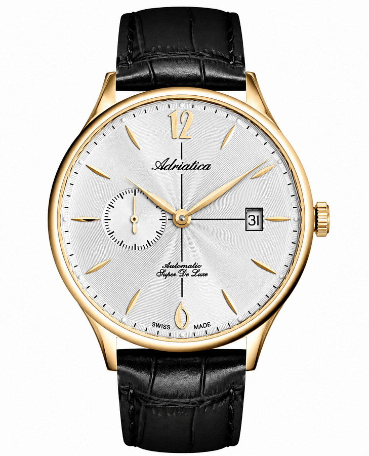 Часы Adriatica A1230.1253A — мужские, серебристый