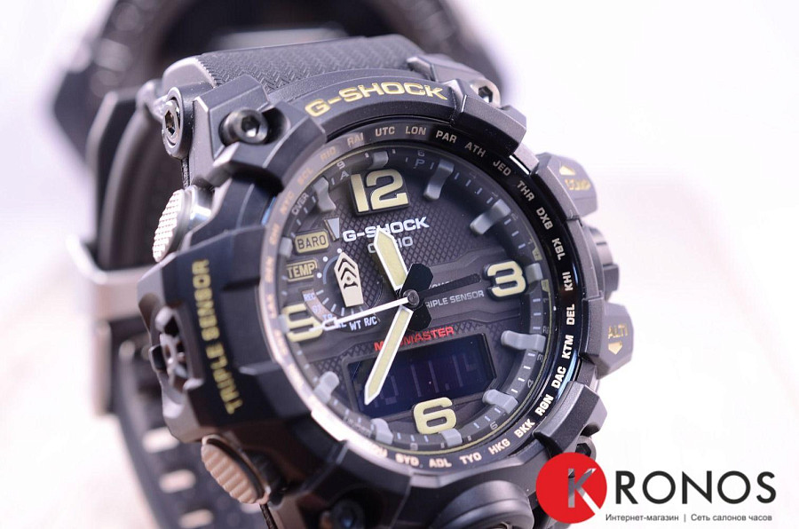 Часы Casio G-Shock GWG-1000-1A — черный, пластик
