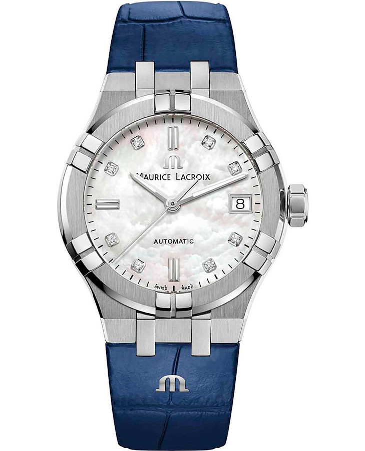 Часы Maurice Lacroix Aikon Automatic AI6006-SS001-170-1 — женские, перламутровый