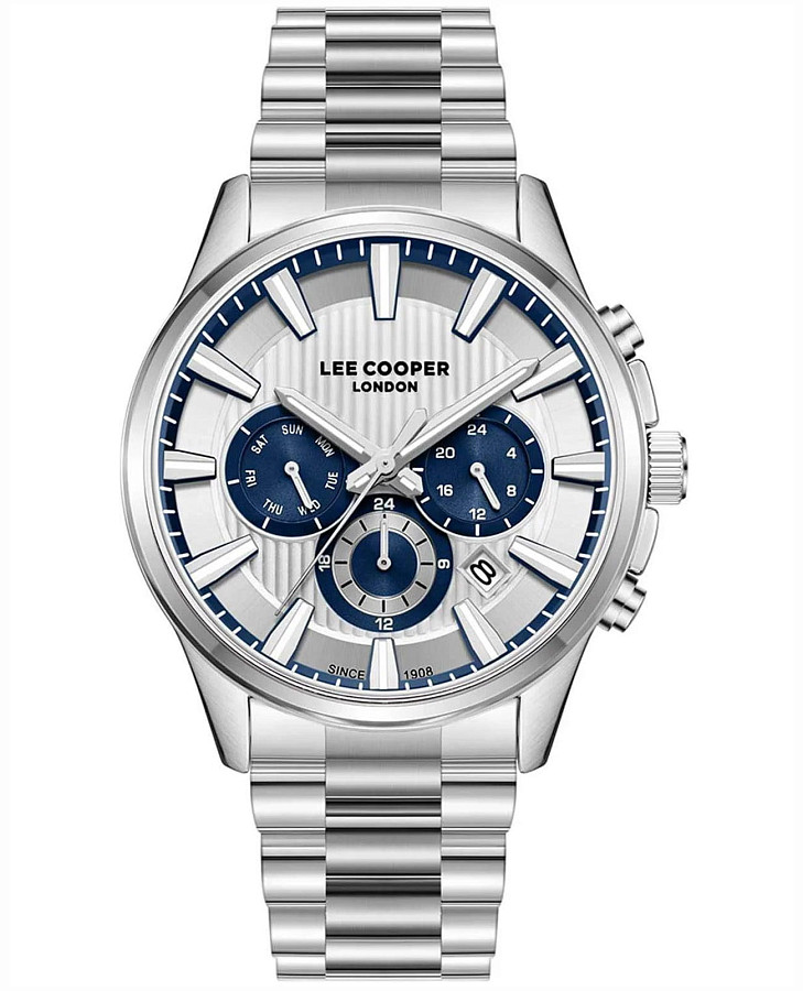 Часы Lee Cooper LC08216.330 — мужские, серебристый
