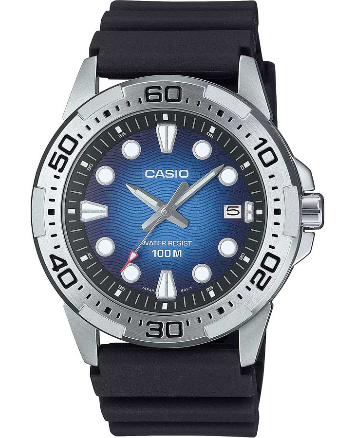 Часы Casio Collection MTD-140-2A — мужские, синий