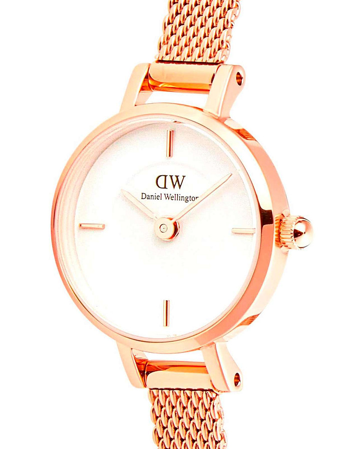 Часы Daniel Wellington Petite Mini Champagne Melrose DW00100744 — нержавеющая сталь с pvd-покрытием, женские