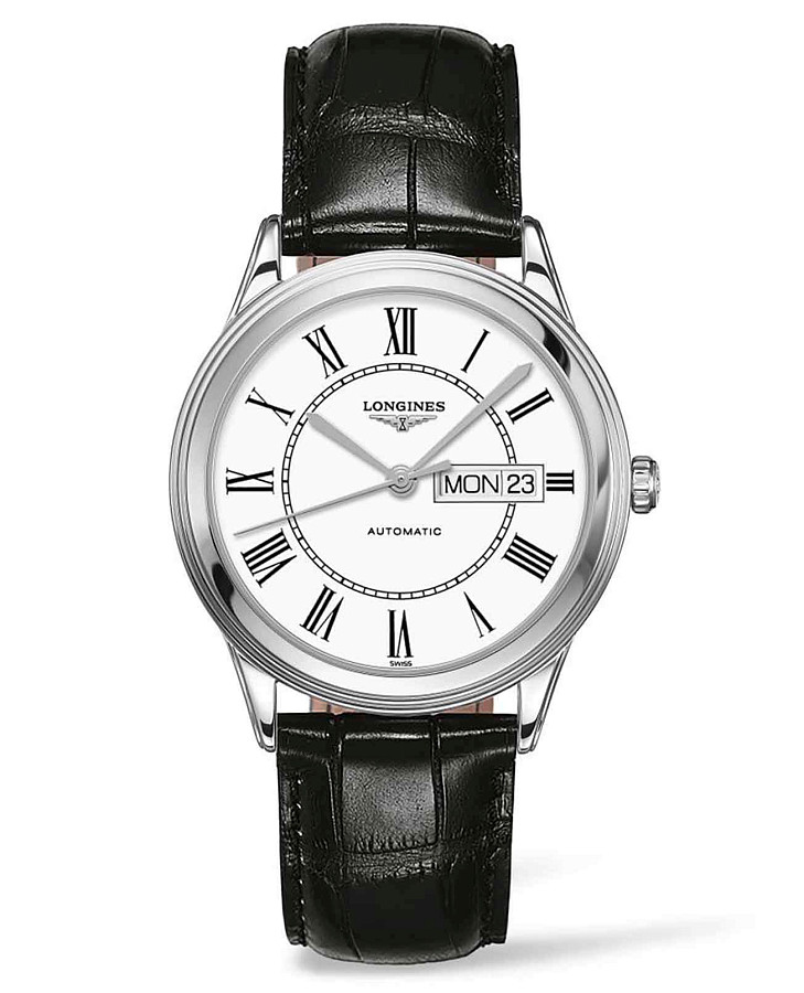 Часы Longines Flagship L4.899.4.21.2 — мужские, белый
