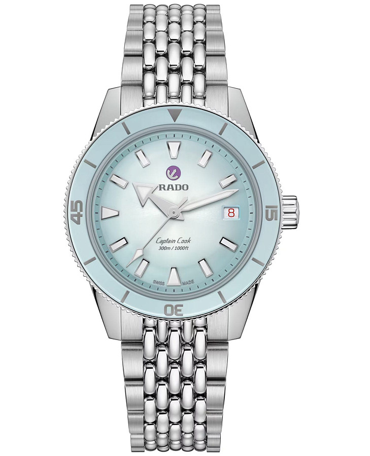 Часы Rado Captain Cook Automatic R32223203 — мужские, голубой
