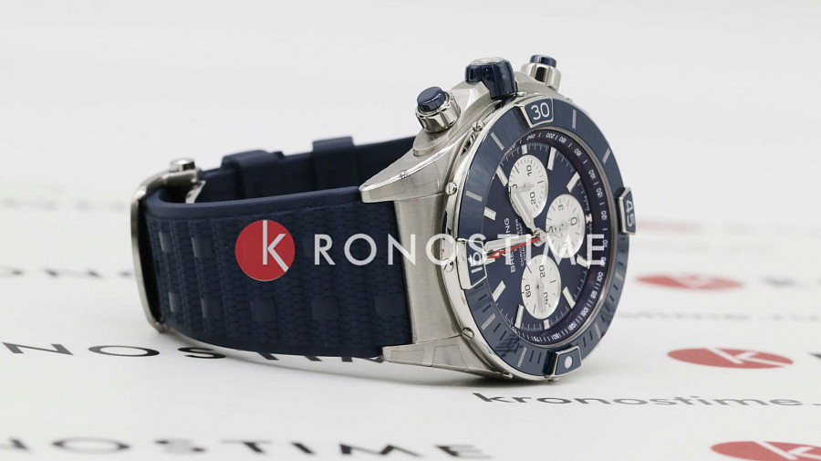 Часы Breitling Super Chronomat B01 44 AB0136161C1S1 — мужские, каучук
