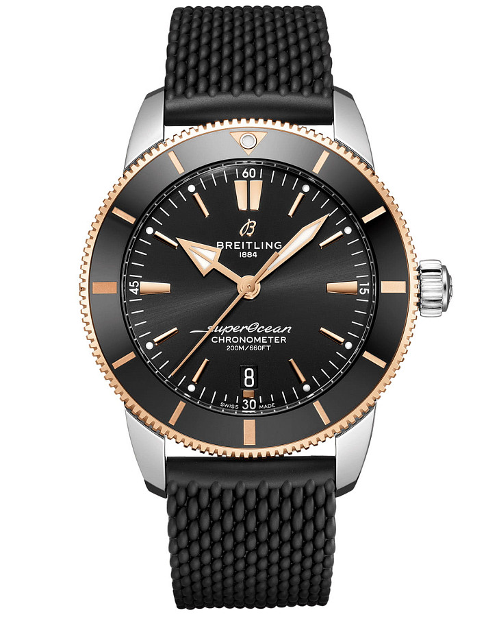 Часы Breitling Superocean Heritage B20 Automatic 44 UB2030121B1S1 — мужские, черный