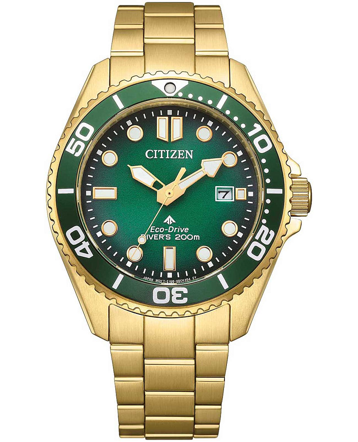 Часы Citizen Promaster BN0262-59W — мужские, зеленый