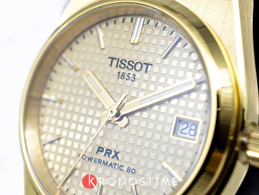 Часы Tissot PRX Powermatic 80 35 mm T137.207.33.021.00 — сталь металл, нержавеющая сталь с pvd-покрытием