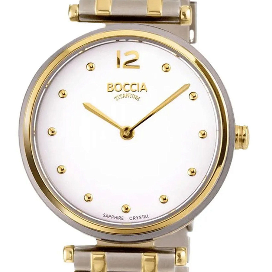 Часы Boccia Titanium Circle-Oval 3349-03 — кварцевые, титан