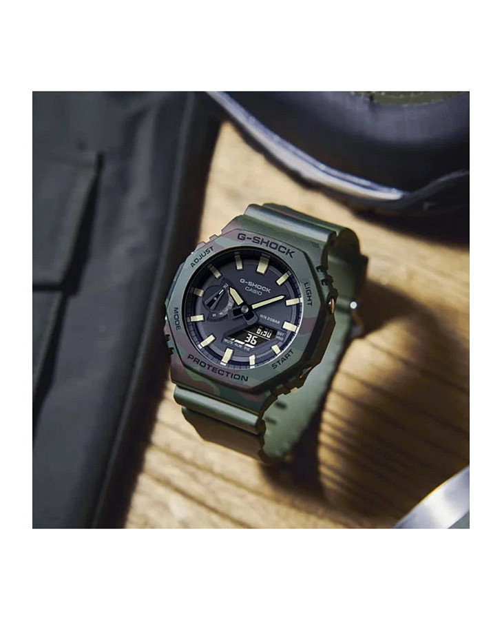 Часы Casio G-Shock GAE-2100WE-3A — зеленый, пластик
