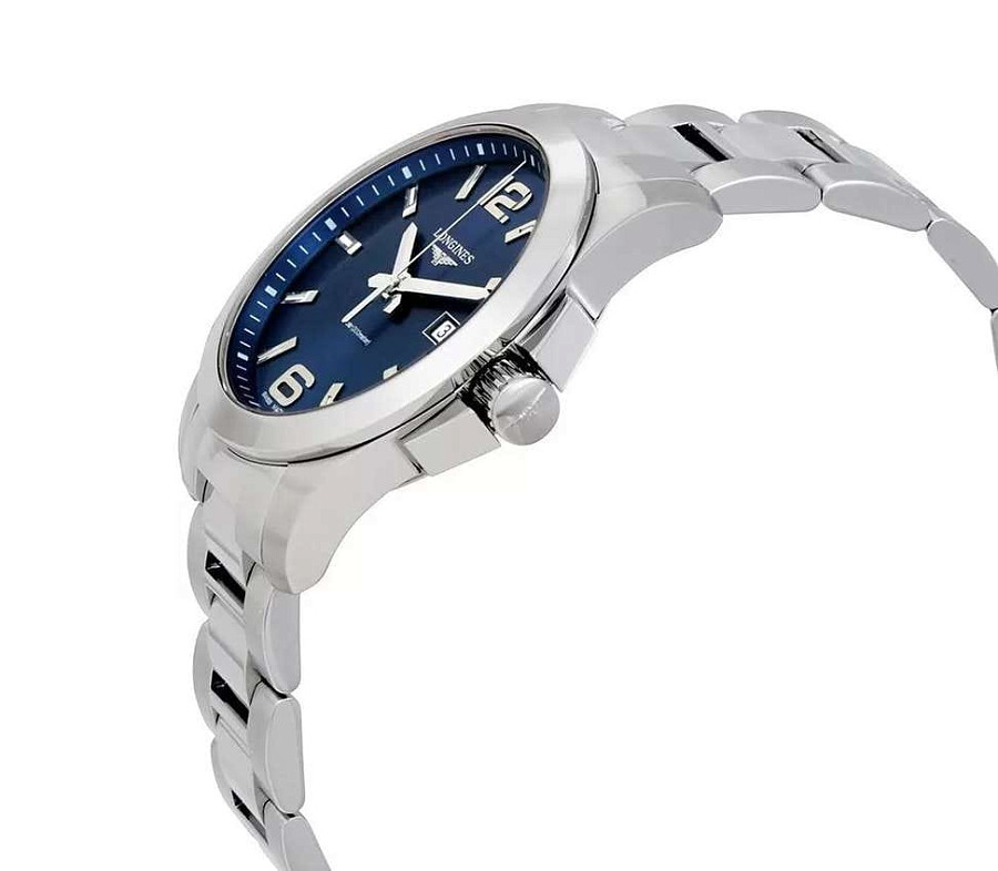 Часы Longines Conquest L3.760.4.96.6 — мужские, нержавеющая сталь