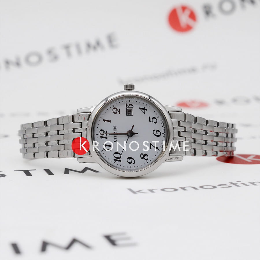Часы Citizen EW1580-50B — кварцевые, сталь металл