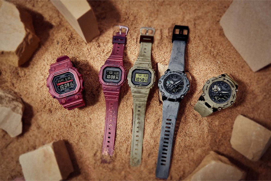 Часы Casio G-Shock GX-56SL-4 — черный, пластик
