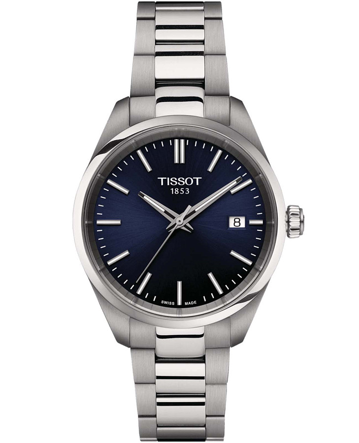 Часы Tissot PR 100 T150.210.11.041.00 — женские, синий