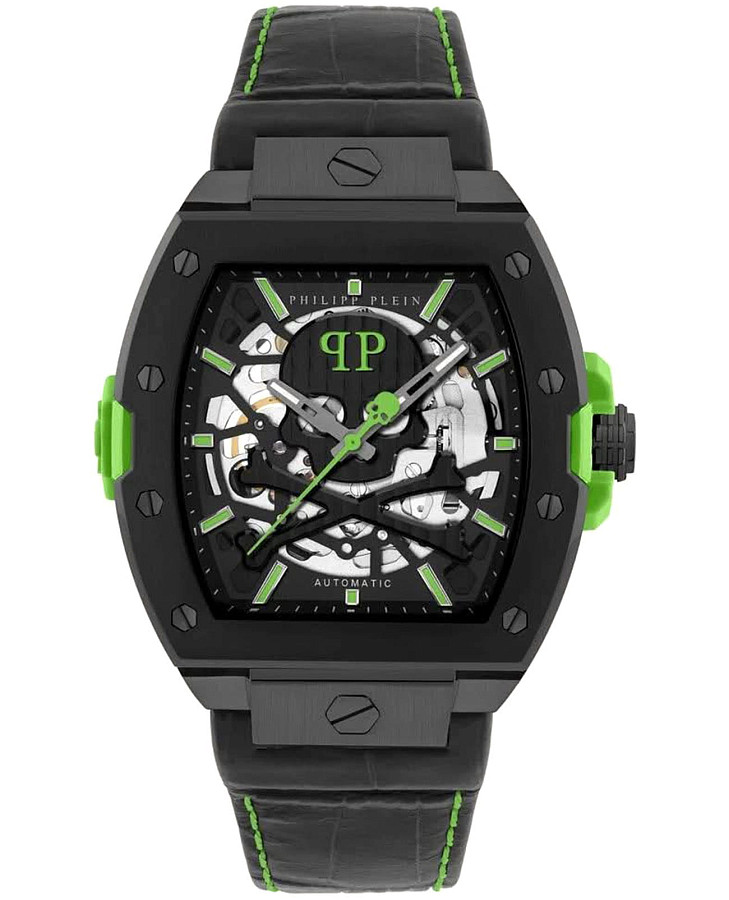 Часы Philipp Plein The Skeleton PWJFA1426 — мужские, черный