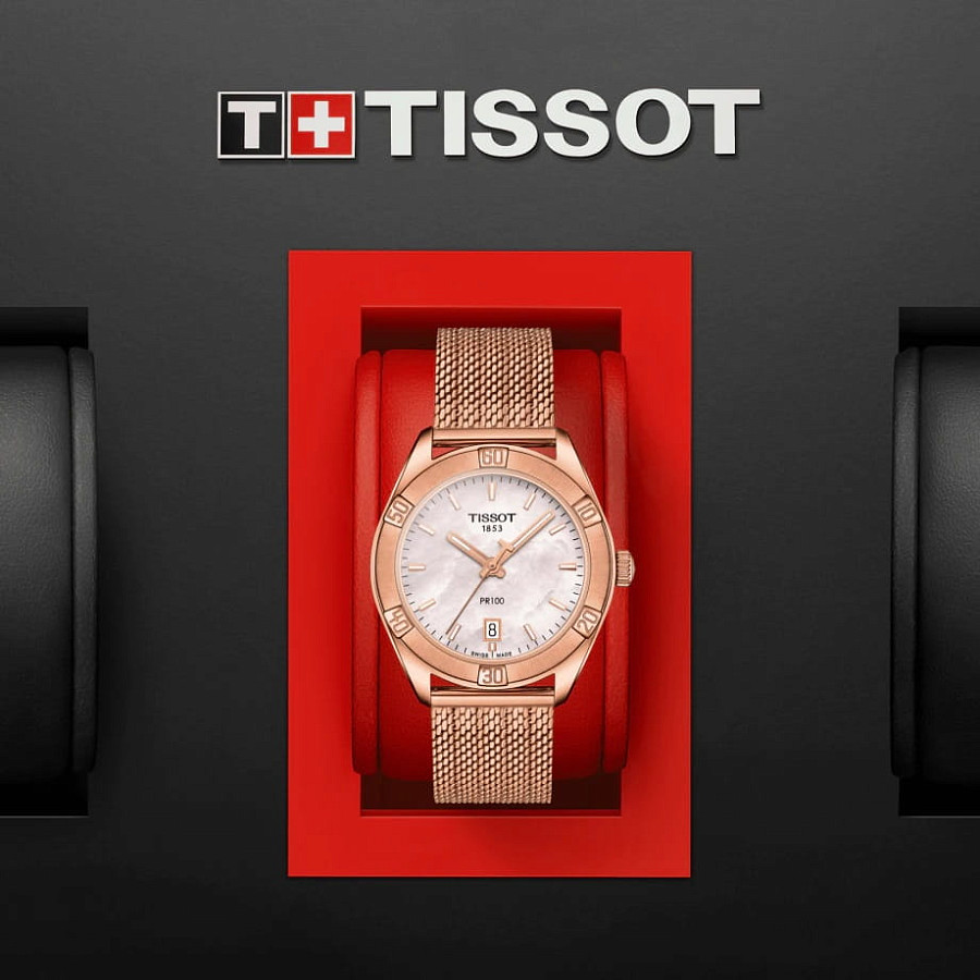 Часы Tissot PR 100 Sport Chic T101.910.33.151.00 — металл сталь, Швейцария