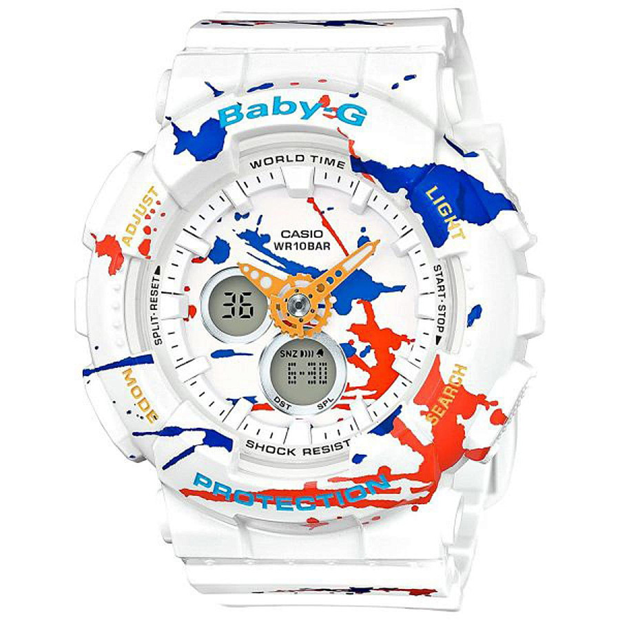 Часы Casio Baby-G BA-120SPL-7A — женские, черный