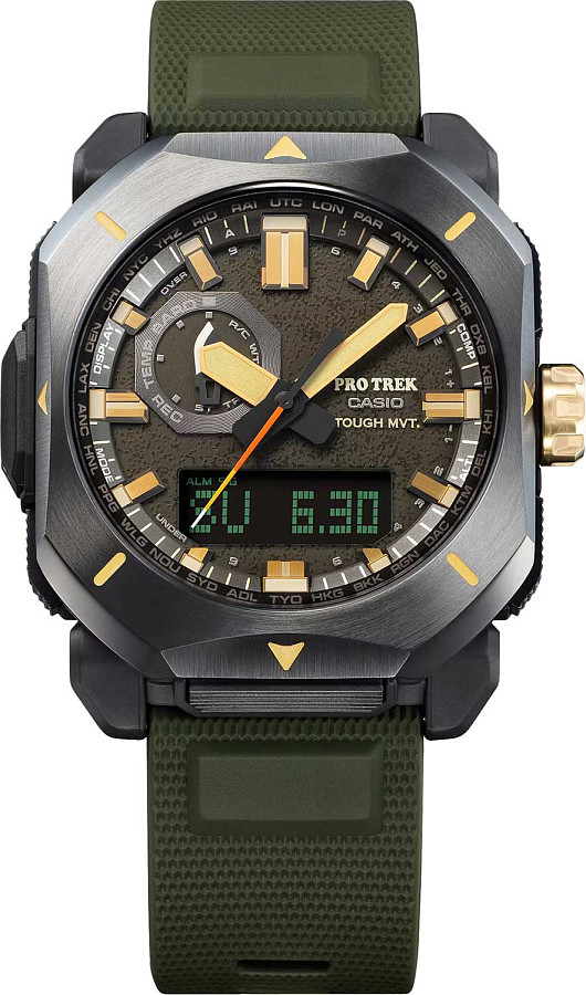 Часы Casio Pro Trek PRW-6900Y-3ER — мужские, пластик