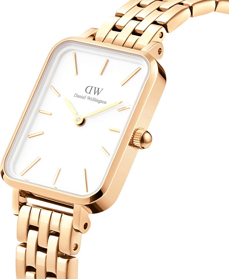 Часы Daniel Wellington Quadro DW00100622 — кварцевые, сталь металл